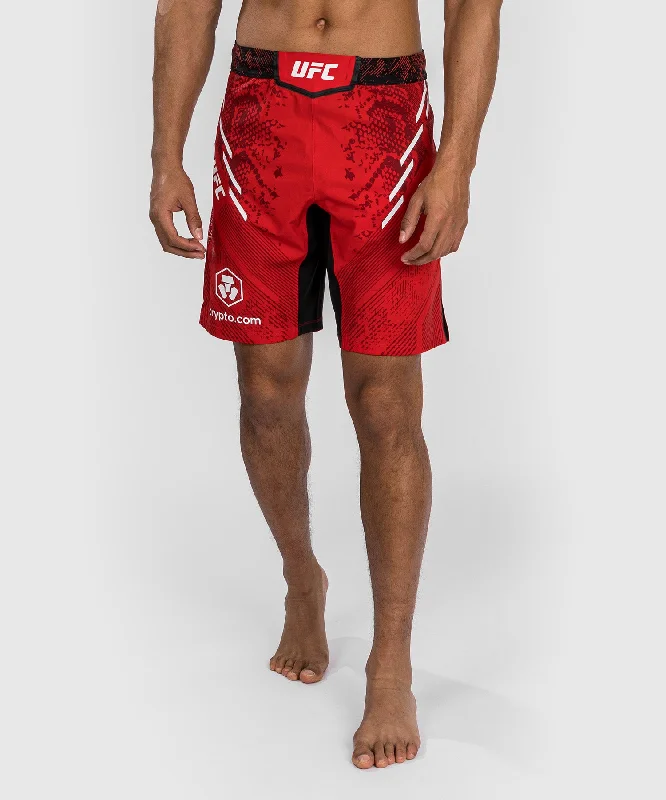 Simple Styles UFC Adrenaline by Venum Authentic Fight Night Men's Fight Short - Long Fit - Red Simple Styles UFC Adrenaline by Venum Authentic Fight Night Men's Fight Short - Long Fit - Red