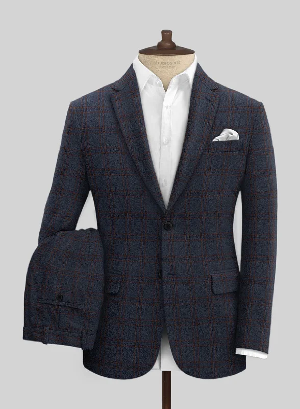 Urban Gear Italian Narciso Check Tweed Suit