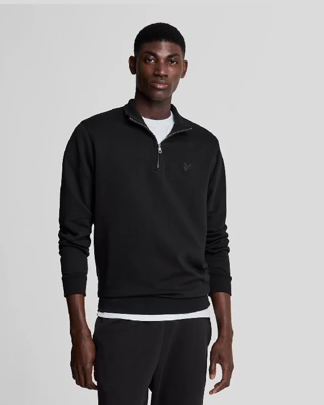 Winter Outfits Tonal Eagle 1/4 Zip Sweatshirt