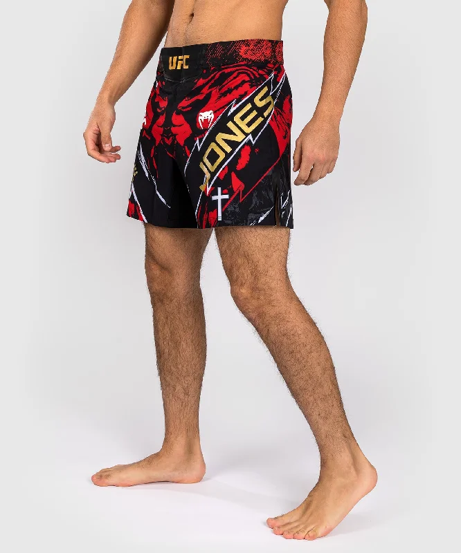 Urban Looks UFC Unrivaled by Venum Jon Jones Unisex Short Fit Fight Short - Red