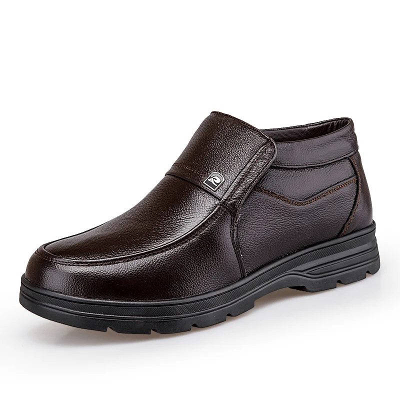 Sporty Designs Men Comfy Waterproof Non Slip Warm Soft Business Casual Ankle Boots