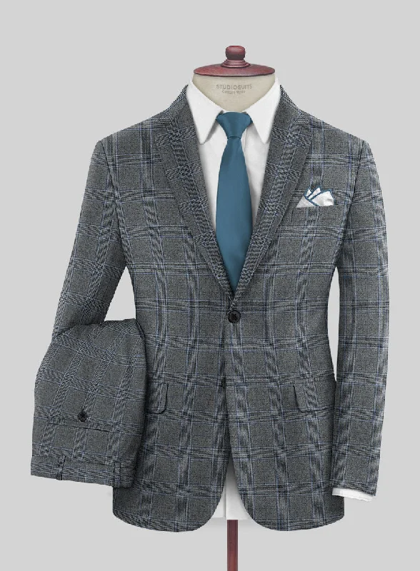Athletic Outfits Caccioppoli Fina Gray Wool Suit