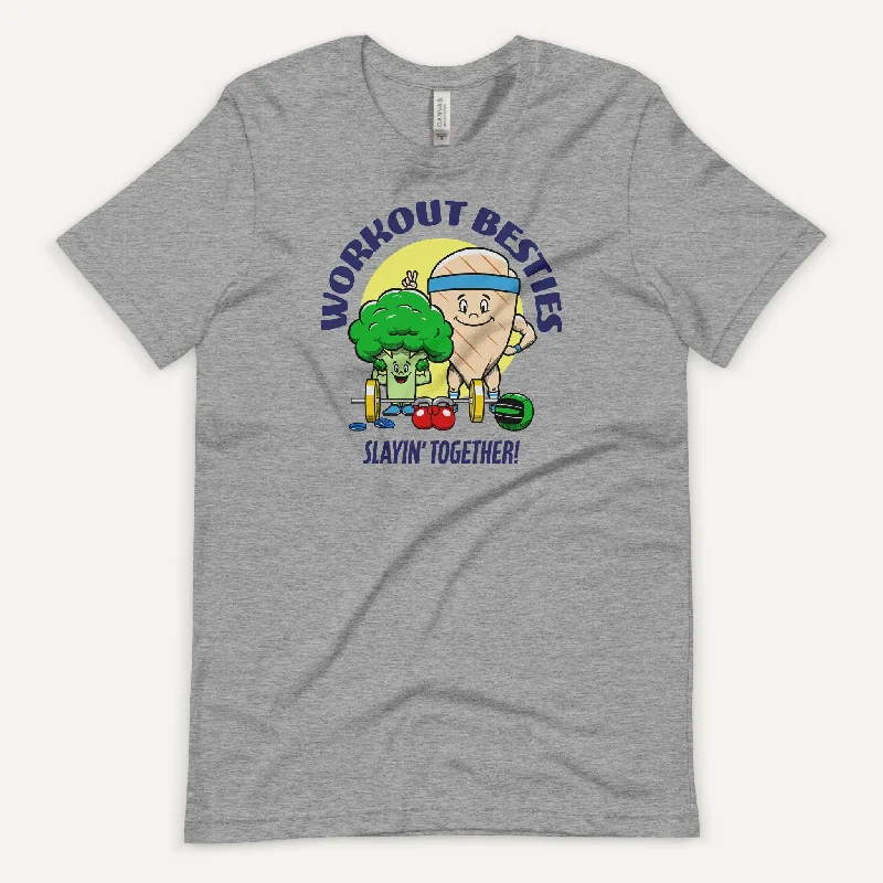 Comfort Clothes Workout Besties Chicken Breast And Broccoli Men’s Standard T-Shirt