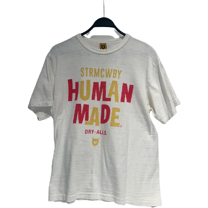 Practical Clothing HUMAN MADE/T-Shirt/L/Cotton/WHT/Plain