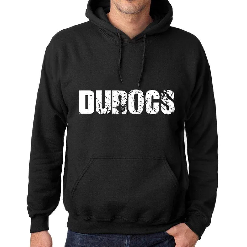 Lightweight Tops Men's Women's Unisex Printed Graphic Cotton Hoodie Soft Heavyweight Hooded Sweatshirt Pullover Popular Words DUROCS Deep Black Lightweight Tops Men's Women's Unisex Printed Graphic Cotton Hoodie Soft Heavyweight Hooded Sweatshirt Pullover Popular Words DUROCS Deep Black