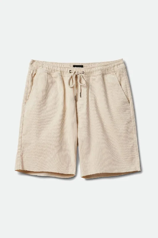 Bold Colors Madrid II Corduroy Short 8" - Whitecap