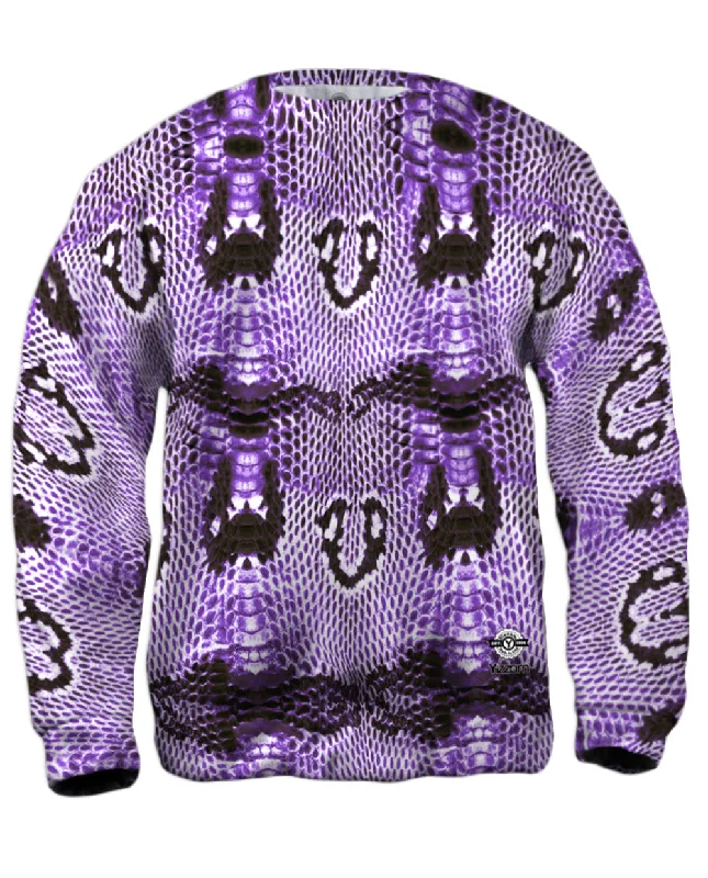Smart Pants Purple Cobra Snake Skin