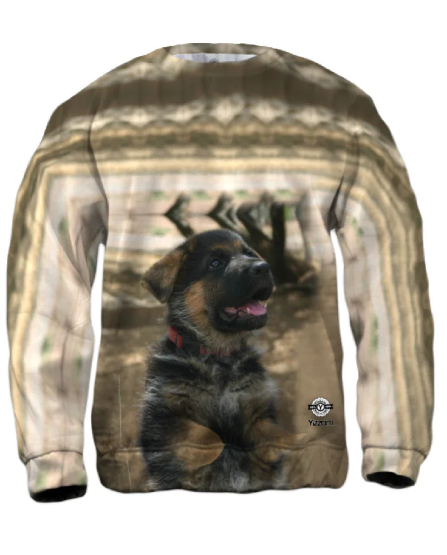 Comfy Tops Water Reflection German Shepherd