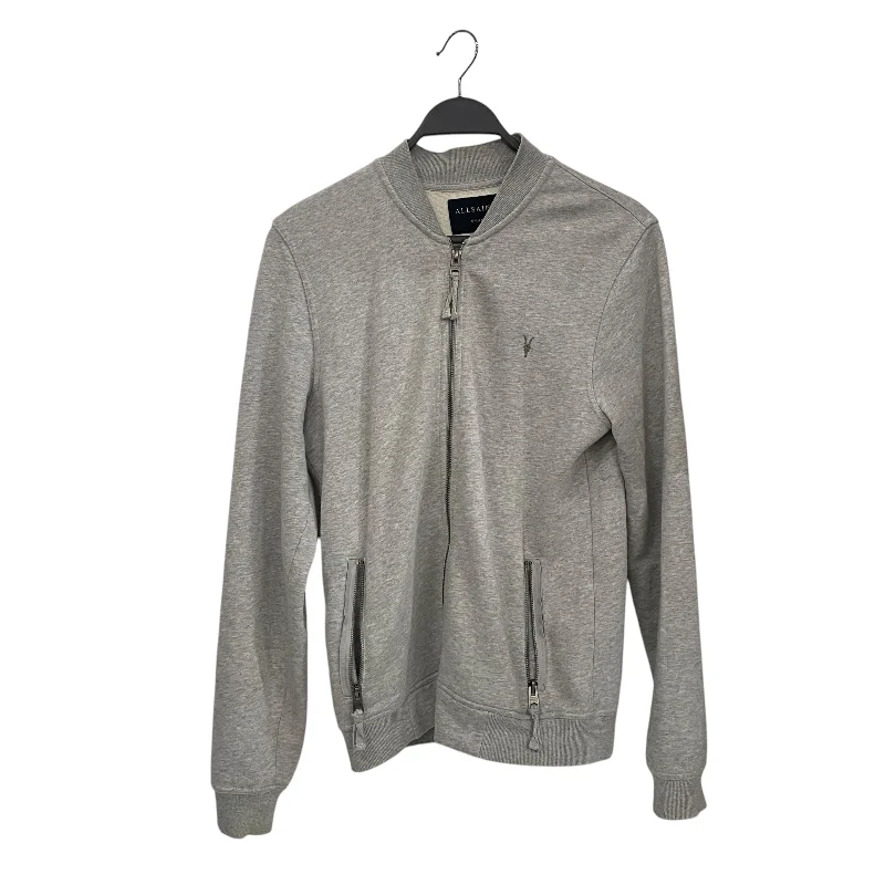 Modern Clothing ALLSAINTS/Blouson/S/Cotton/GRY/french terry zip up jacket