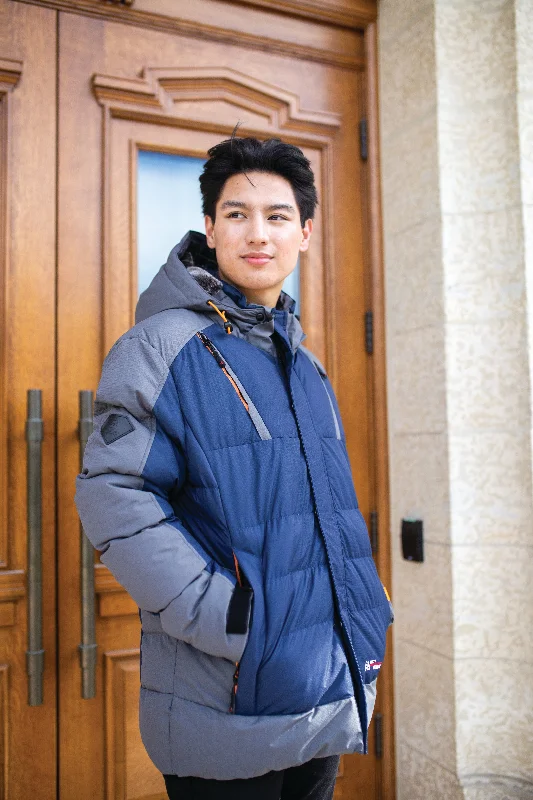 Chic Styles Men's Misty Aviator Jacket