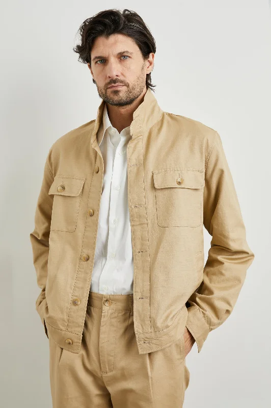 Trendy Apparel TYRELL JACKET - KHAKI