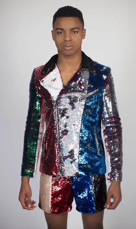 Functional Wear Any Old Iron Kaleidoscope  Moto Jacket