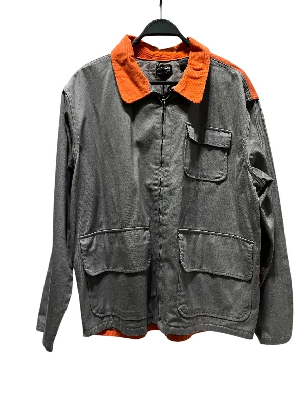 Relaxed Fit Clothing Levi's/Blouson/L/Cotton/GRY/CHORE JACKET ORANGE COLLAR
