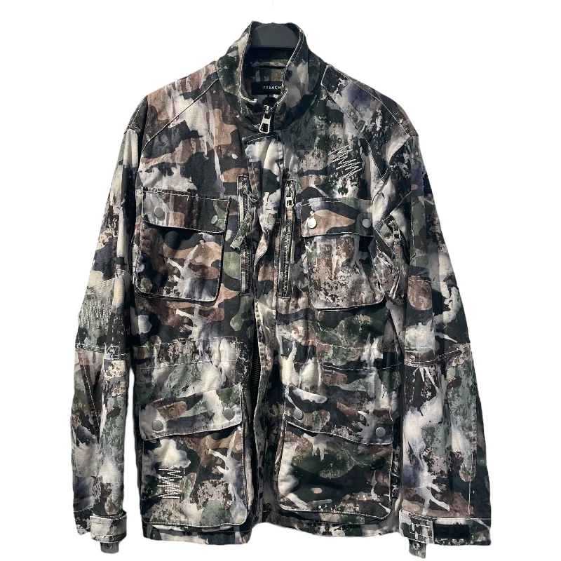 Casual Shirts PREACH/Military Jkt/M/Cotton/GRN/Camouflage/