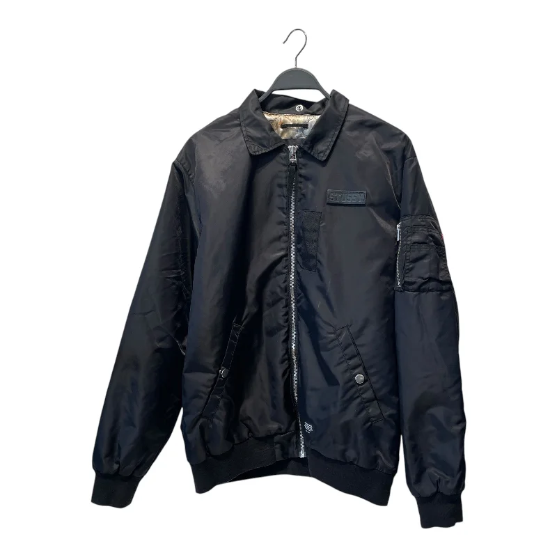 Casual Jackets STUSSY/Puffer Jkt/L/Nylon/BLK/