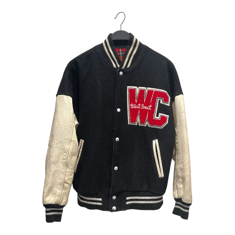 Comfort Jackets Vintage/Baseball Jkt/L/Wool/BLK/WEST COAST