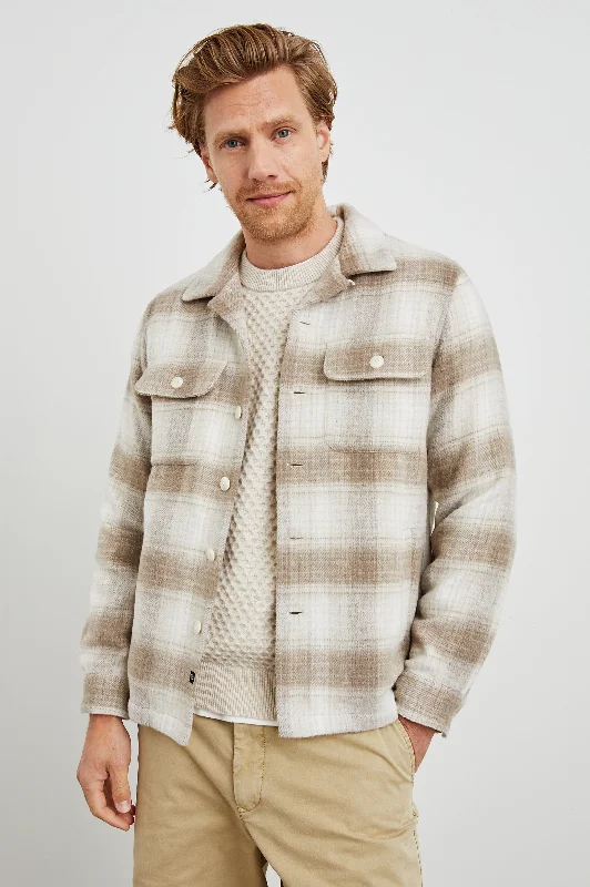 Lightweight Tops VIGGO SHIRT JACKET - LIONS MANE