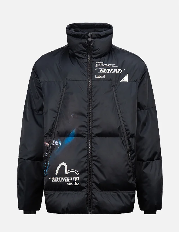 Sports Gear Photo Print Padded Jacket