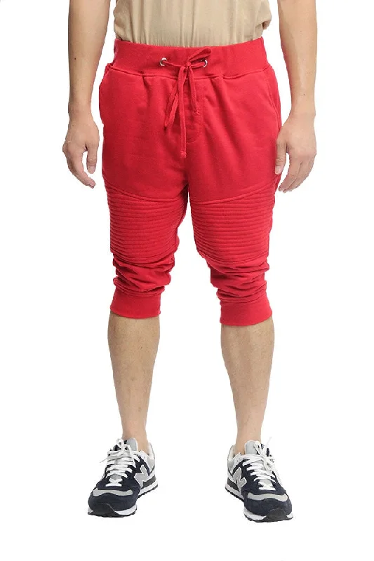 Sporty Designs French Terry Biker Jogger Shorts