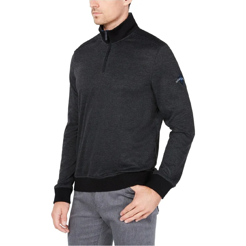Comfort Jackets Ryan Seacrest Mens Quarter-Zip Pullover Sweater