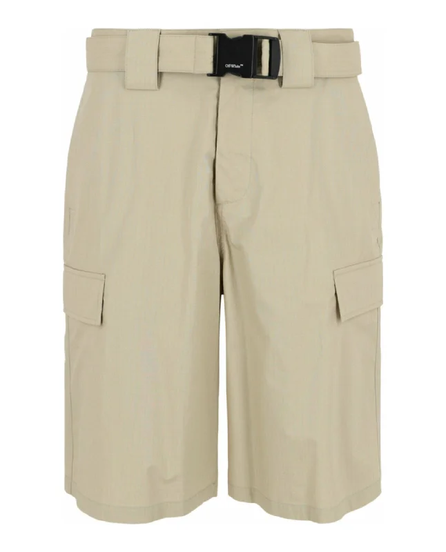 Casual Fits Buckle Cargo Shorts
