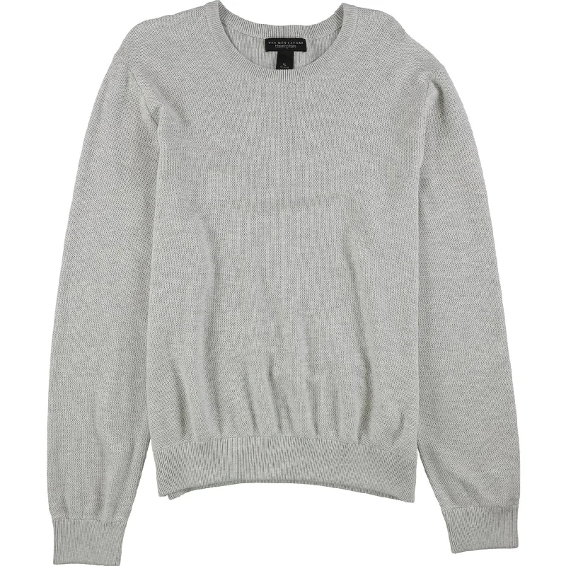Warm Jackets The Men's Store Mens Birdseye Pullover Sweater, Grey, X-Large