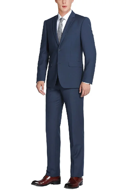Simple Styles (Limited Sizes) Regular Fit 2 Piece Navy Suit
