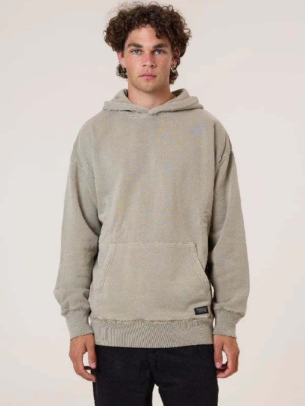 Premium Wardrobe Thrills Military Slouch Pull On Hood - Aluminium