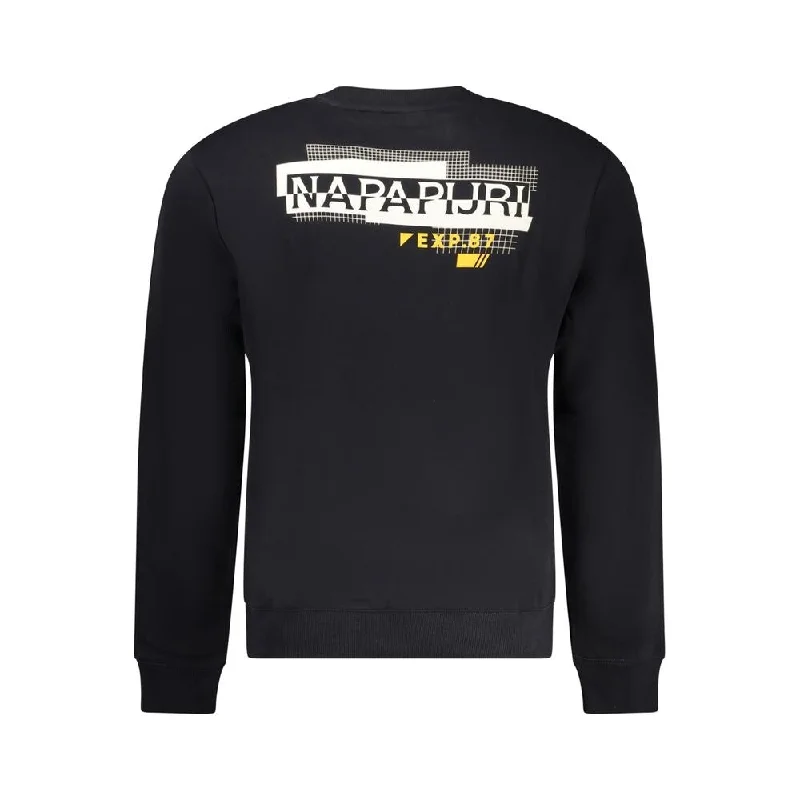 Urban Jackets Napapijri Black Cotton Men's Sweater