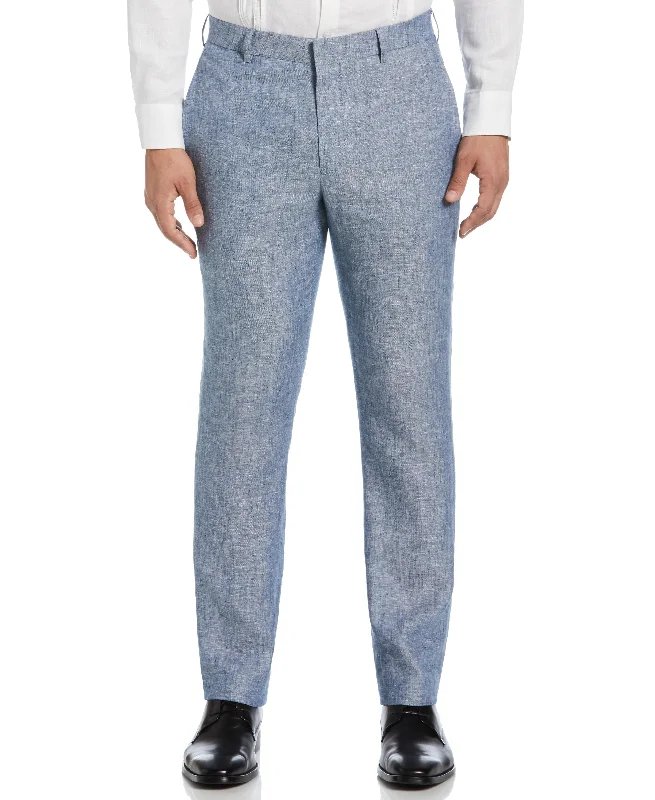 Designer Casuals Delave Linen Flat Front Pant
