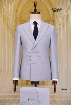 Active Styles Lavender 3 Piece Suit For Men