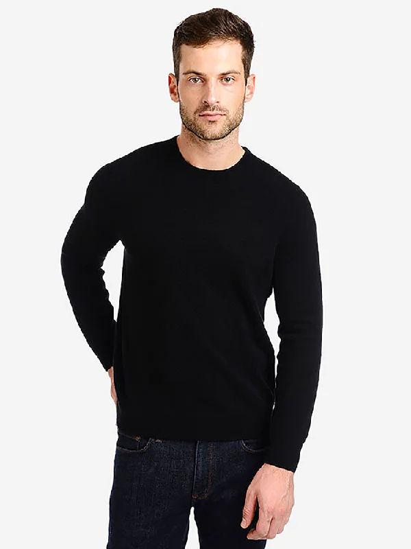 Street Outfit Classic Cashmere Crew Bergen Sweater