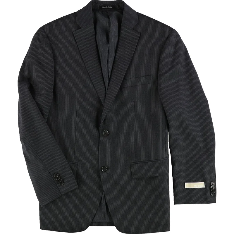 Fashion Pants Michael Kors Mens Classic Two Button Blazer Jacket, Grey, 36 Short