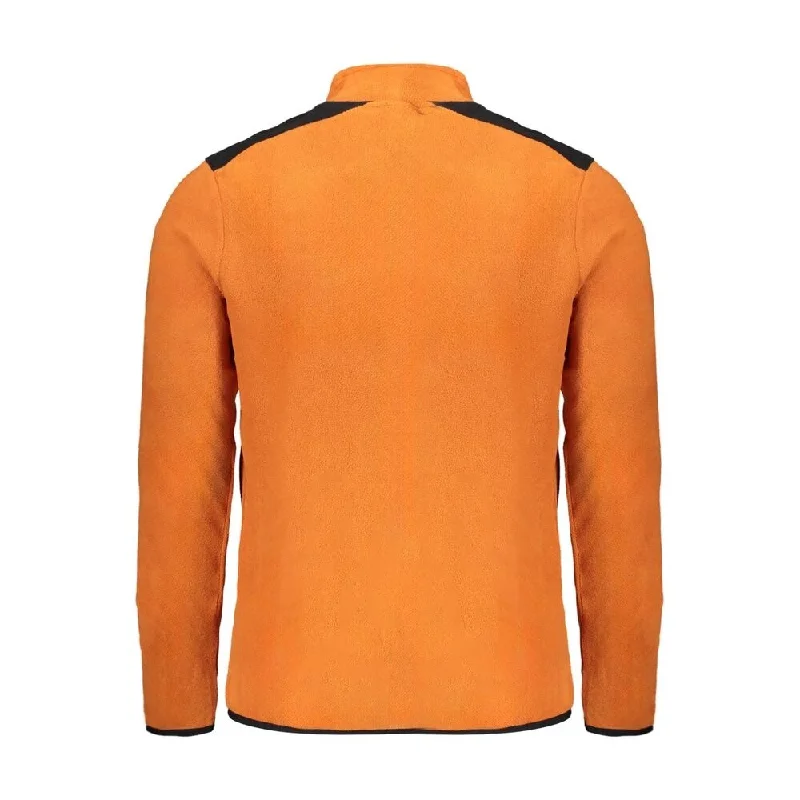 Lightweight Fabrics Norway 1963 Orange Polyester Men Men's Sweater