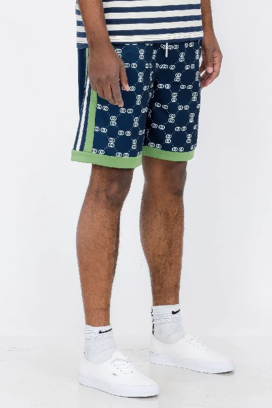 Active Styles Double O Tape Casual Sweat Shorts