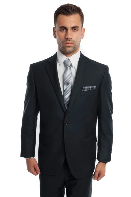 Comfy Tops Solid Two Piece Men's Suit - LAM202SA