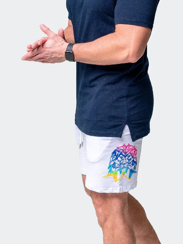 Basic Essentials Shorts Neon White