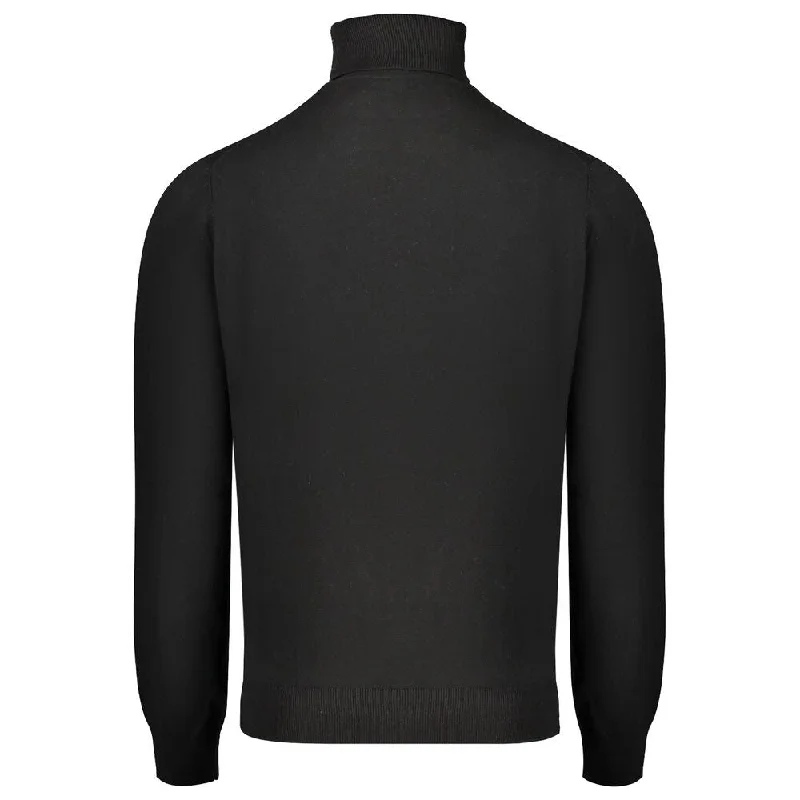 Street Outfit Norway 1963 Black Polyester Men's Sweater