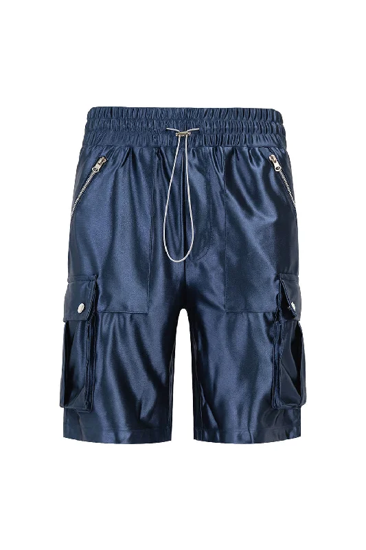 Winter Outfits Men's Essential Satin Cargo Shorts
