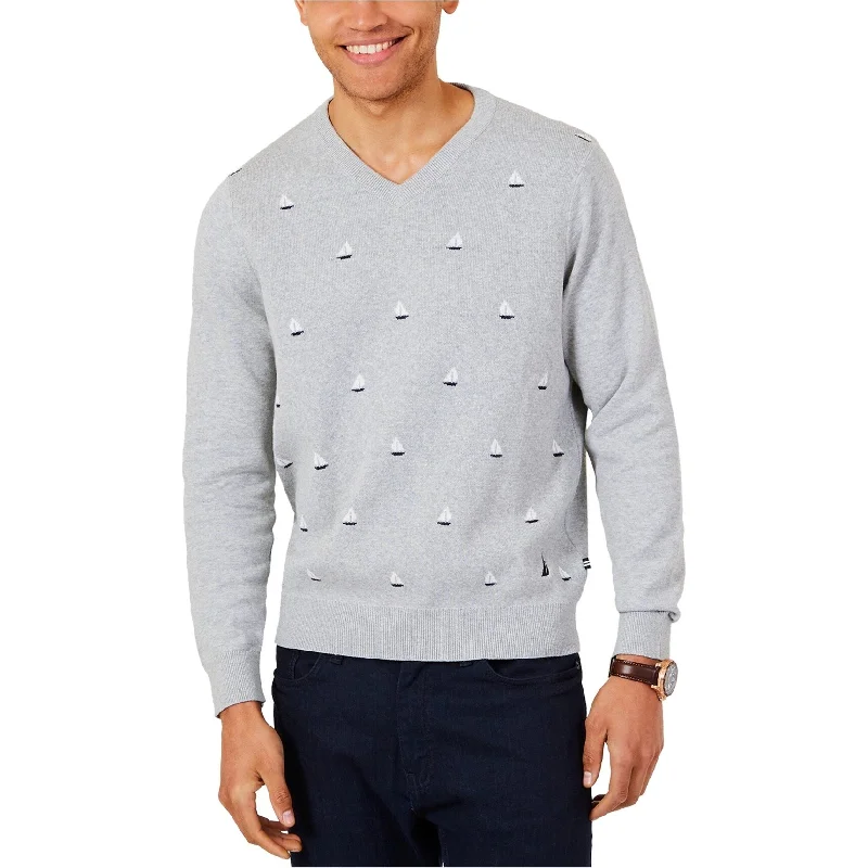 Sleek Designs Nautica Mens Sailboat Pullover Sweater