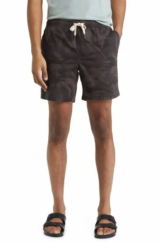 Bold Colors Men's Cruz Shorts In Art Camo Black