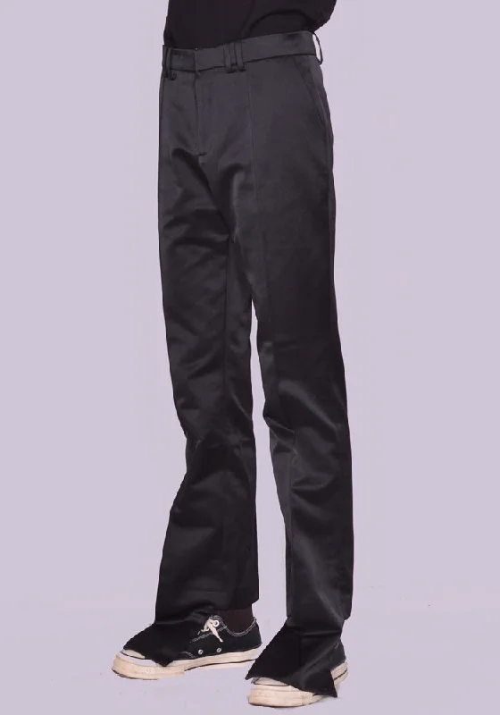 Warm Jackets CHARLES JEFFREY LOVERBOY CJLAW22STM SLINKY TROUSER BLACK