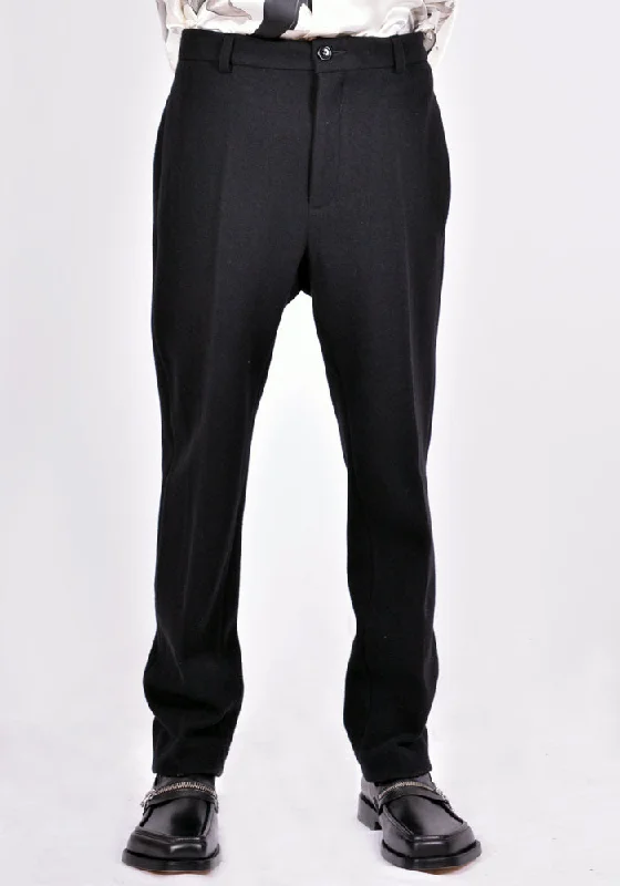 Warm Jackets MAGLIANO MAXMPA09FA14 SKINNY FELT PANTS BLACK