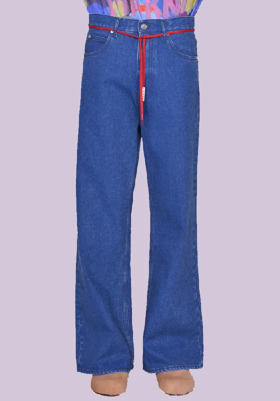 Casual Styles MARNI PUJU0019A0 TROUSERS OCEAN