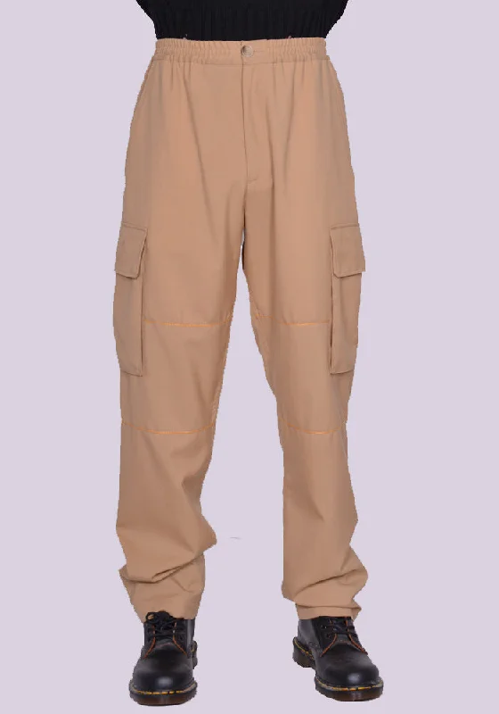 Classic Styles MARNI PUMU0207U7 TROPICAL WOOL CARGO TROUSERS BEIGE