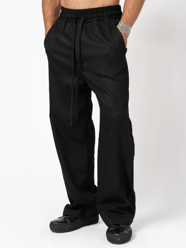 Trendy Pants Wide leg wool trousers