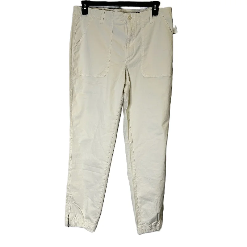 All-Weather Outfits Pants Chinos & Khakis By Banana Republic In Cream, Size: 16Long