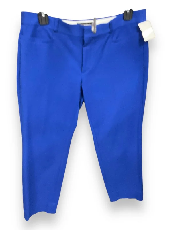 Simple Styles Pants Cropped By Banana Republic In Blue, Size: 8