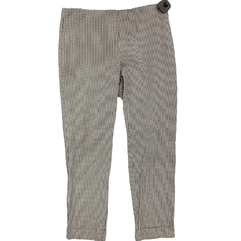 Fashion Bottoms Pants Cropped By J. Jill In Plaid Pattern, Size: 4