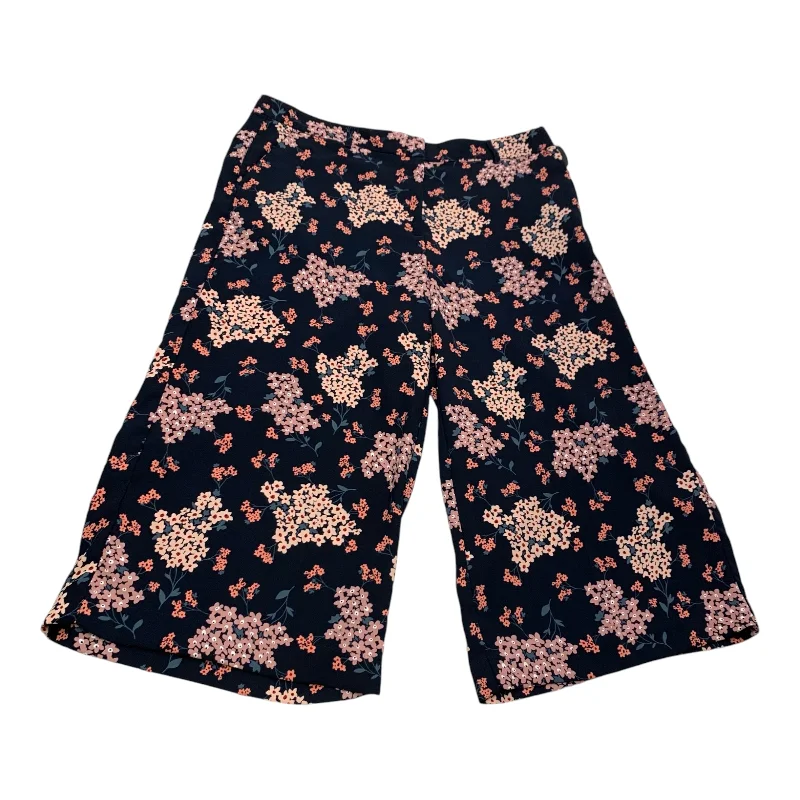 Athletic Outfits Pants Cropped By Loft In Floral Print, Size: 14petite